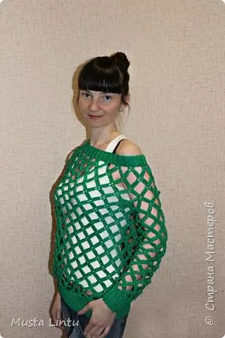 Mesh Mesh Crochet vir beginners met skemas en beskrywing