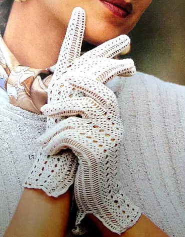 Sarung tangan Crochet: Skim dan perihalan bengkel untuk pemula