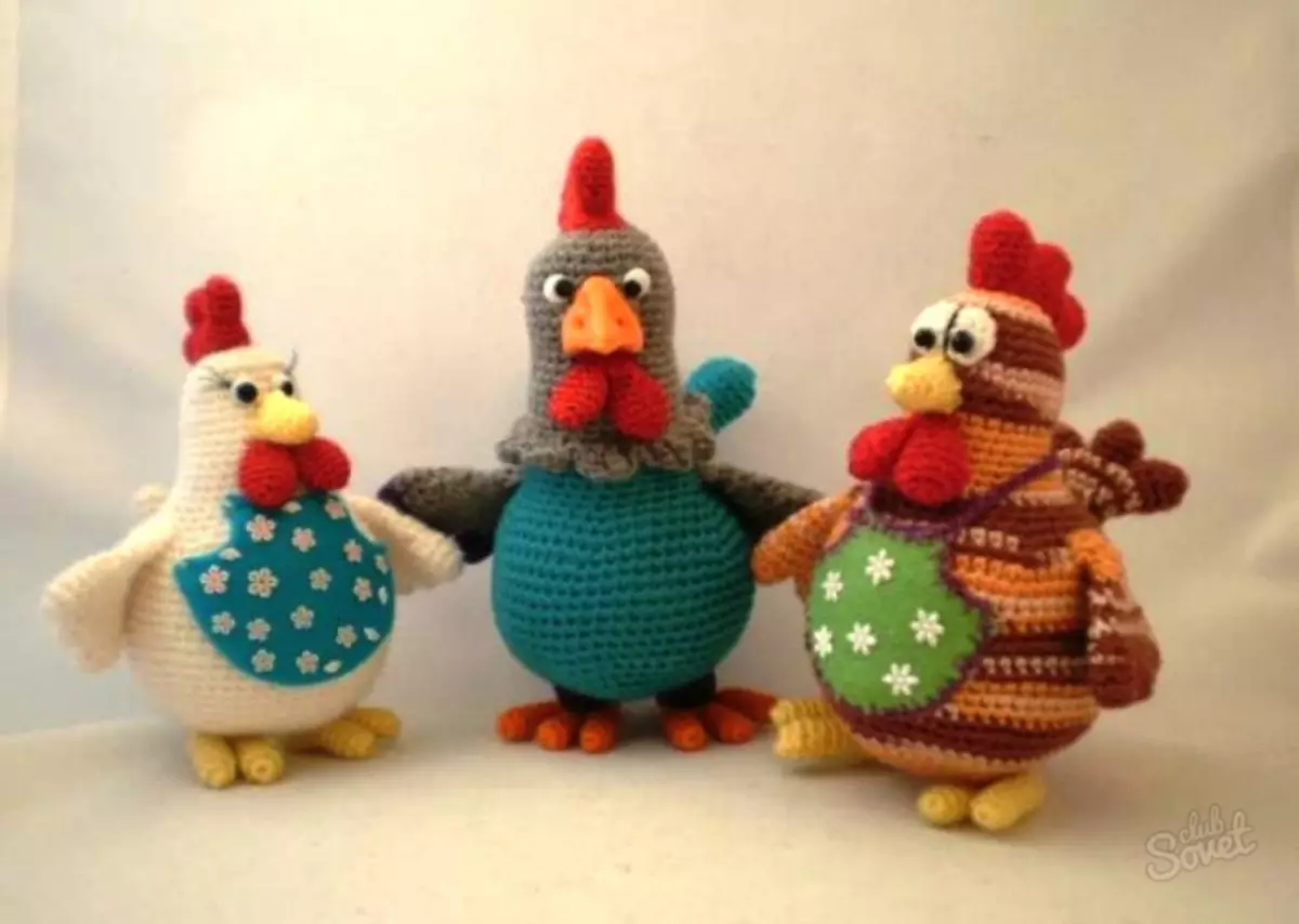 Rooster Amigurum Crochet: Skim dengan Foto dan Video
