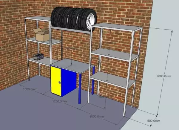 Kako napraviti police i stalke u garaži