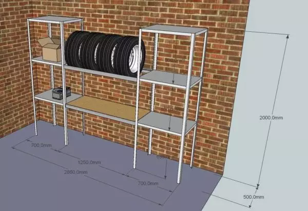 Kako napraviti police i stalke u garaži