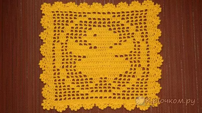 Easter Napkin Crochet: Master class na may paglalarawan at mga scheme