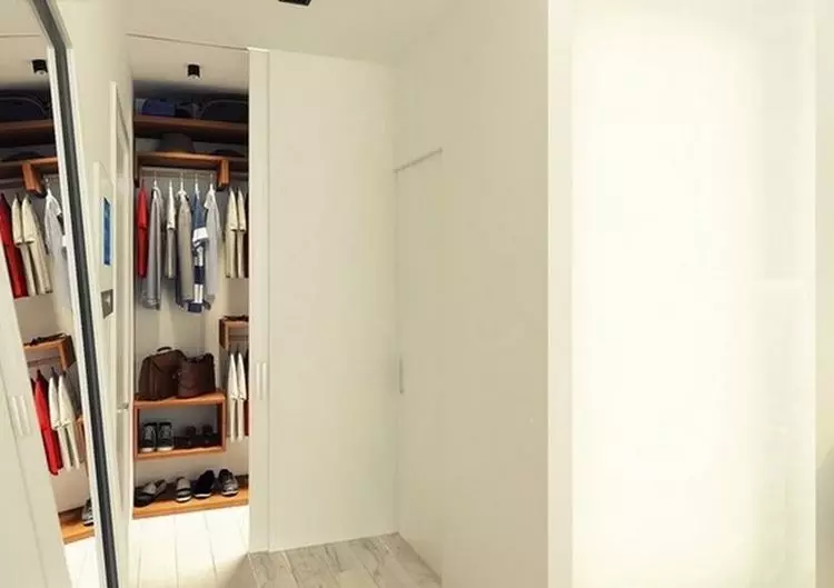 کمد لباس در آپارتمان: جایی که برای ذخیره سازی و چگونگی تجهیز (38 عکس)