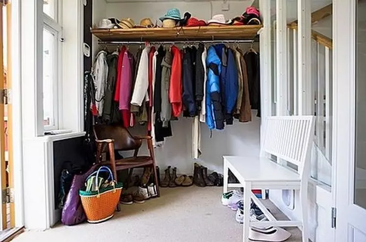 公寓的衣櫃：在哪裡可以放置什麼存儲以及如何裝備（38張）
