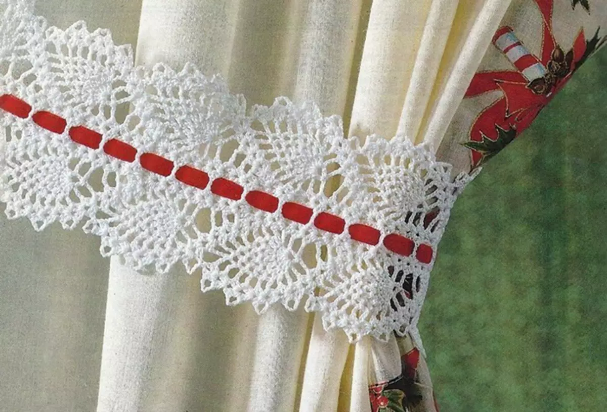 Garters for curtains with their own hands: Create original accessories