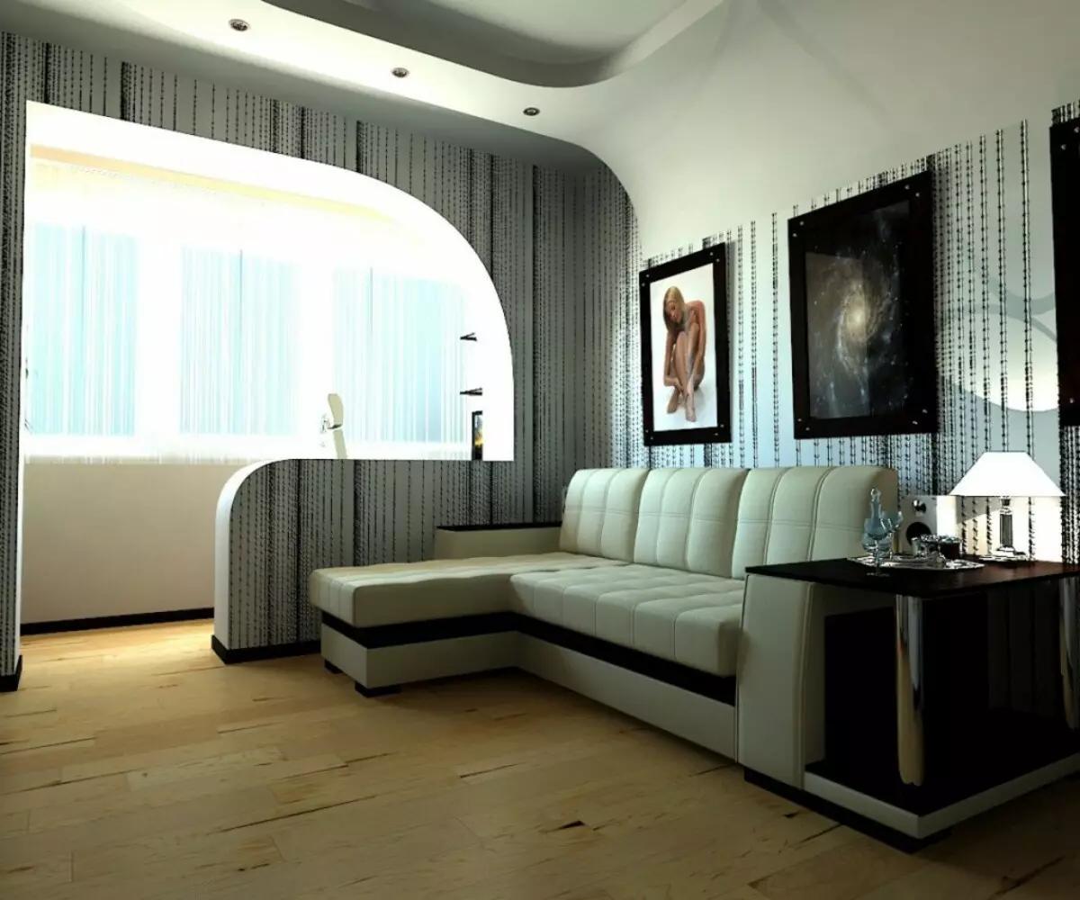 Chambre à coucher avec conception de balcon