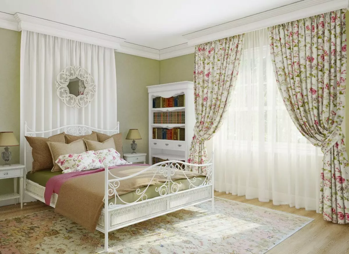 舒適臥室的窗簾（+38張照片）