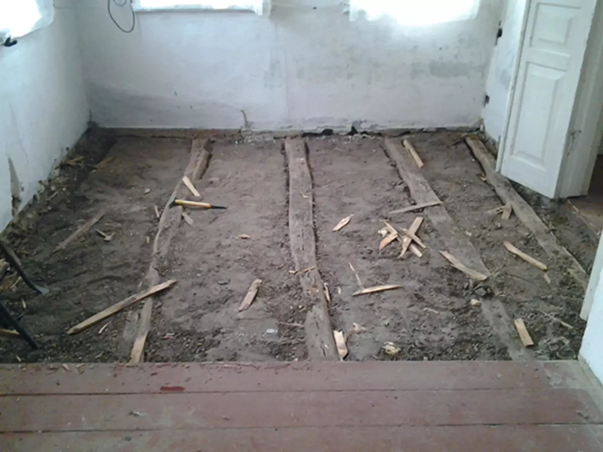 如何在土壤上製作木地板？