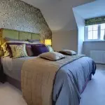 Yatak odası için modern duvar kağıtları - Güzellik ve Comfort Apartments (+38 fotoğraf)