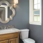 5 secrets of self-painting of the bathroom (+40 photos)