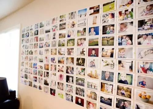 Como facer unha parede con fotos?
