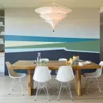 Schilderij van muren in de kleur van het appartement