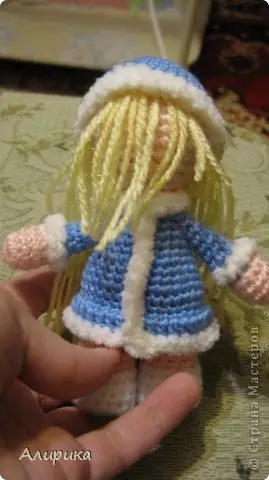 Цасны Maiden Crochet: схем, тайлбар бүхий мастер анги