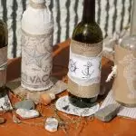 Chai rượu vang: Ứng dụng sành điệu trong trang trí nội thất