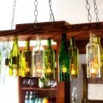 Chai rượu vang: Ứng dụng sành điệu trong trang trí nội thất
