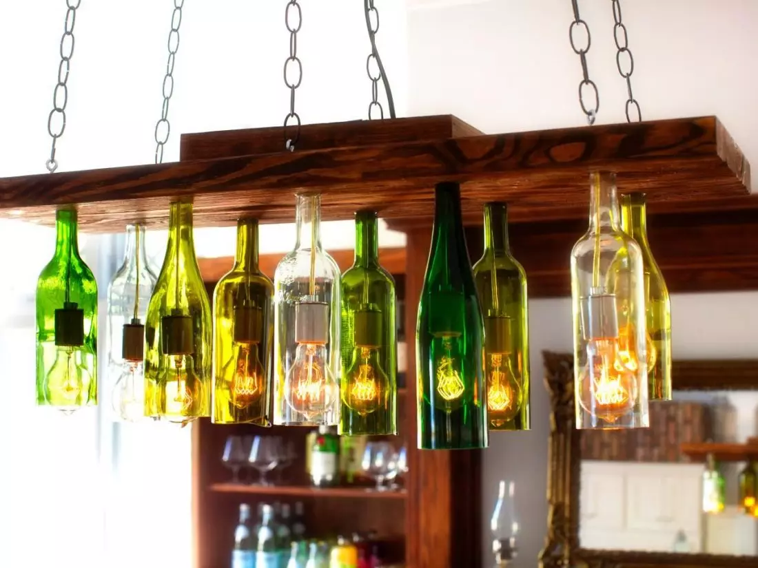 Butelki wina: stylowa aplikacja w dekoracji wnętrz