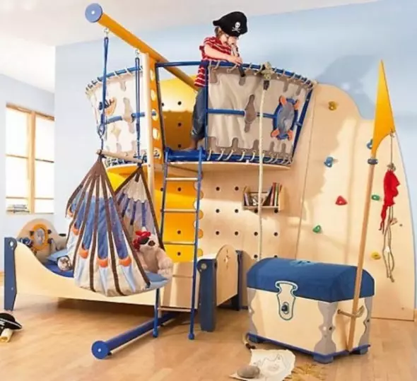 10 nya idéer Hur man dekorerar barnrummet (50 foton)