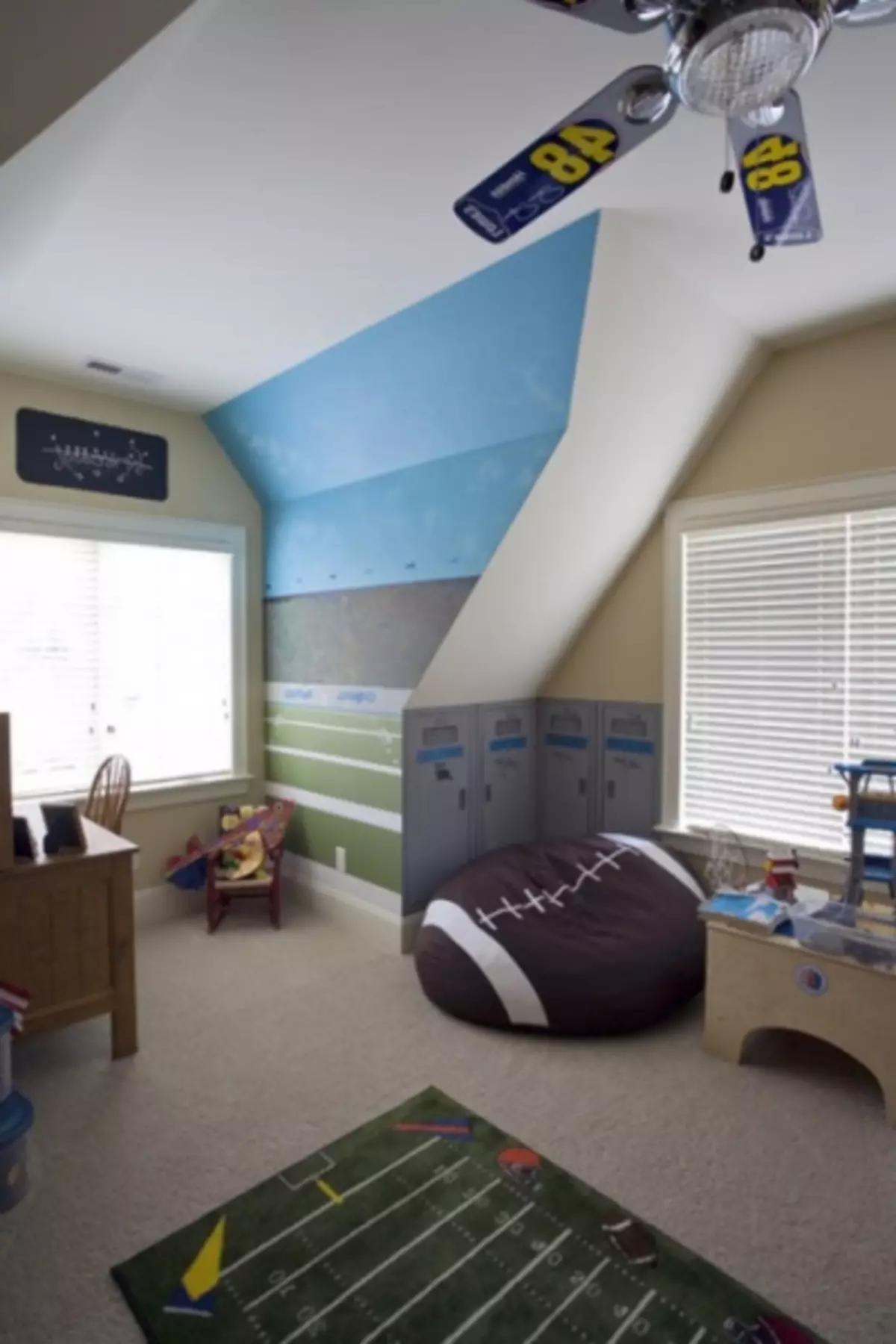10 yeni fikirler Çocuk odasını nasıl süsleyeceğinizi (50 fotoğraf)