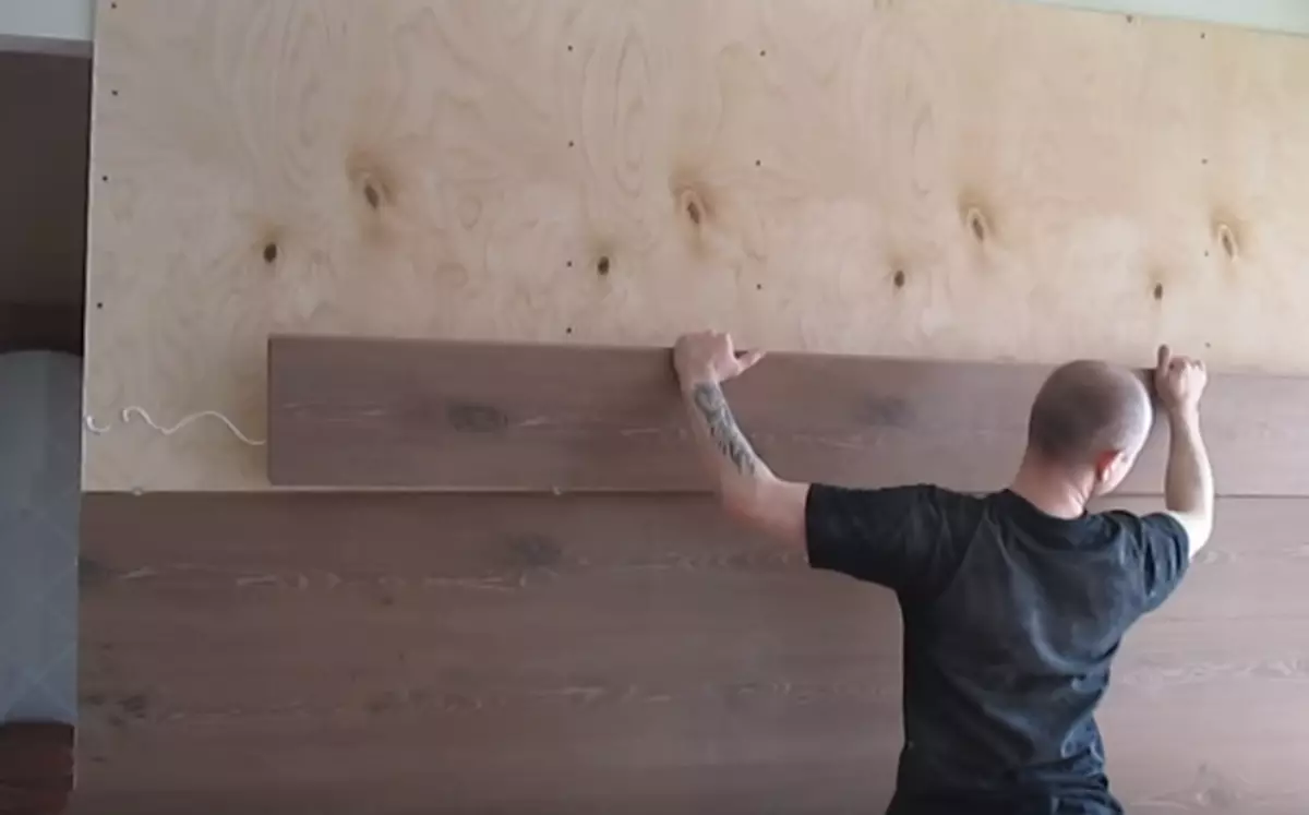 Hur fixar laminatet till väggen