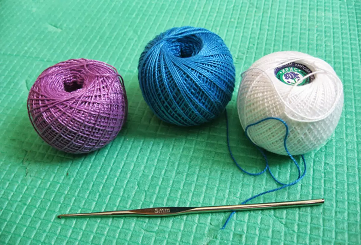 Mga crocheded kurtina: Mga Step-by-Lakang Panudlo ug Mga Laraw