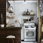 Kenmerken van de planning en combinatie van kleine keuken (+30 foto's)