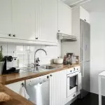 Interiér malej kuchyne 6 m2