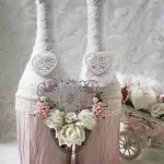 Botela dekoracio: Decoupage, pentraĵo, majstra klaso (foto)