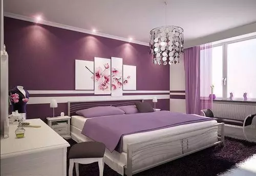 什麼顏色的窗簾適合淡紫色壁紙
