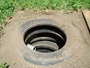 Септичке гуме: Учините то сами, канализација из гума, како направити, видео