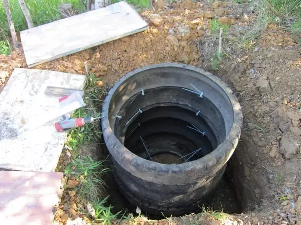 Септичке гуме: Учините то сами, канализација из гума, како направити, видео