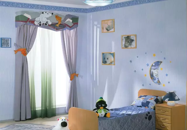 როგორ გამოვიყენოთ ქსოვილები ბავშვთა ოთახის ინტერიერში (29 ფოტო)