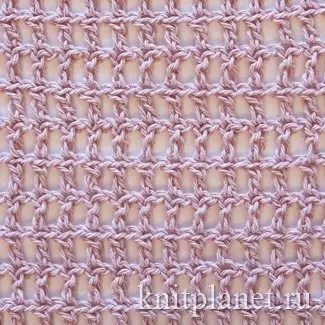 Crochet krado kun ŝablono ŝablono kaj priskribo
