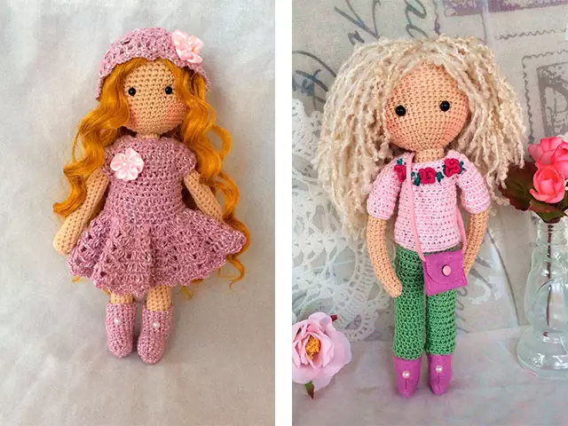 Bambola lavorata a maglia con uncinetto: schemi con descrizioni per principianti