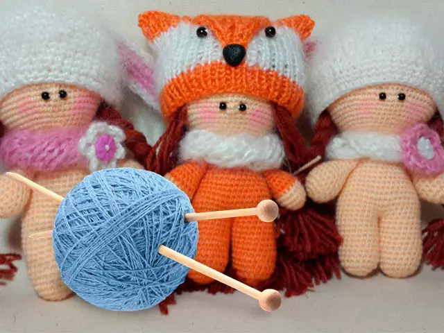 Doll Knitted with Crochet: Schemes mei beskriuwingen foar begjinners