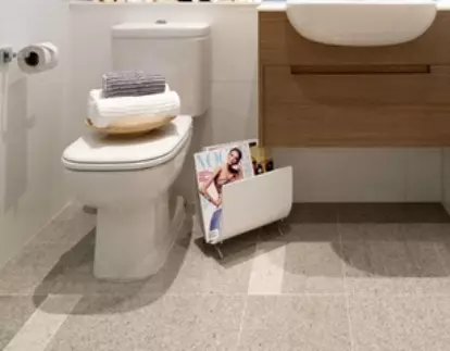 Newsletter in der Toilette
