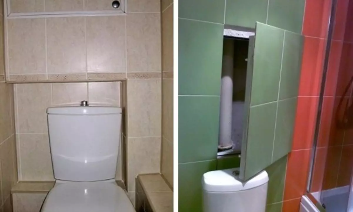 Kako zatvoriti cijevi u WC-u?