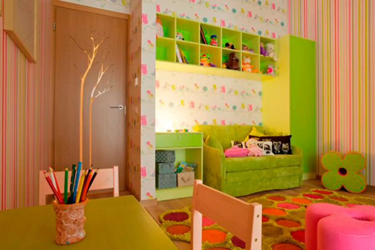 طراحی اتاق کودکان در خروشچف (45 عکس)