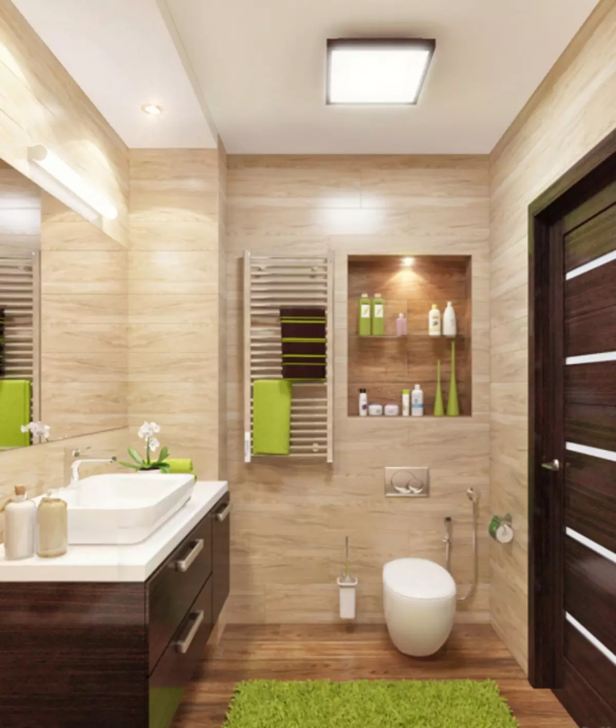 Дизайн ванны с туалетом в современном стиле. Ванна экостиль. Ванна 5 кв.м экостиль. Интерьер санузла. Ванная комната интерьер.
