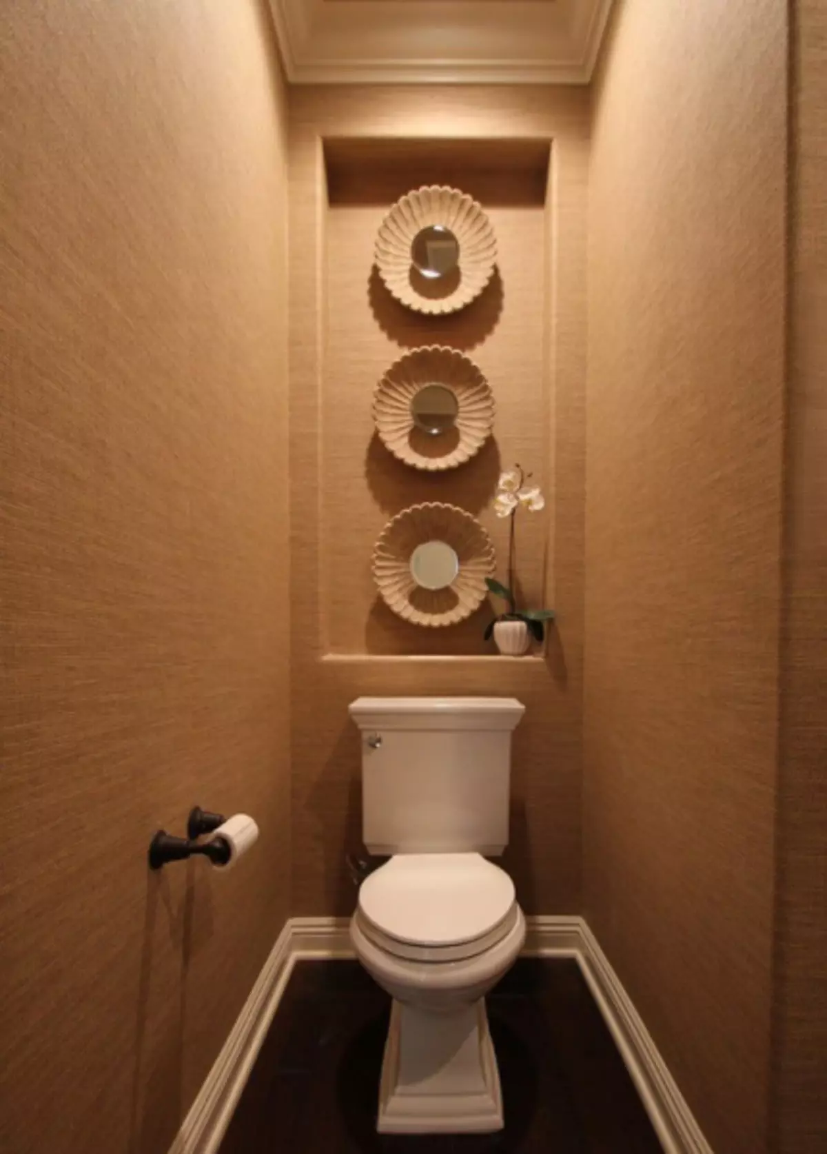Tapetų tualeto dizainas