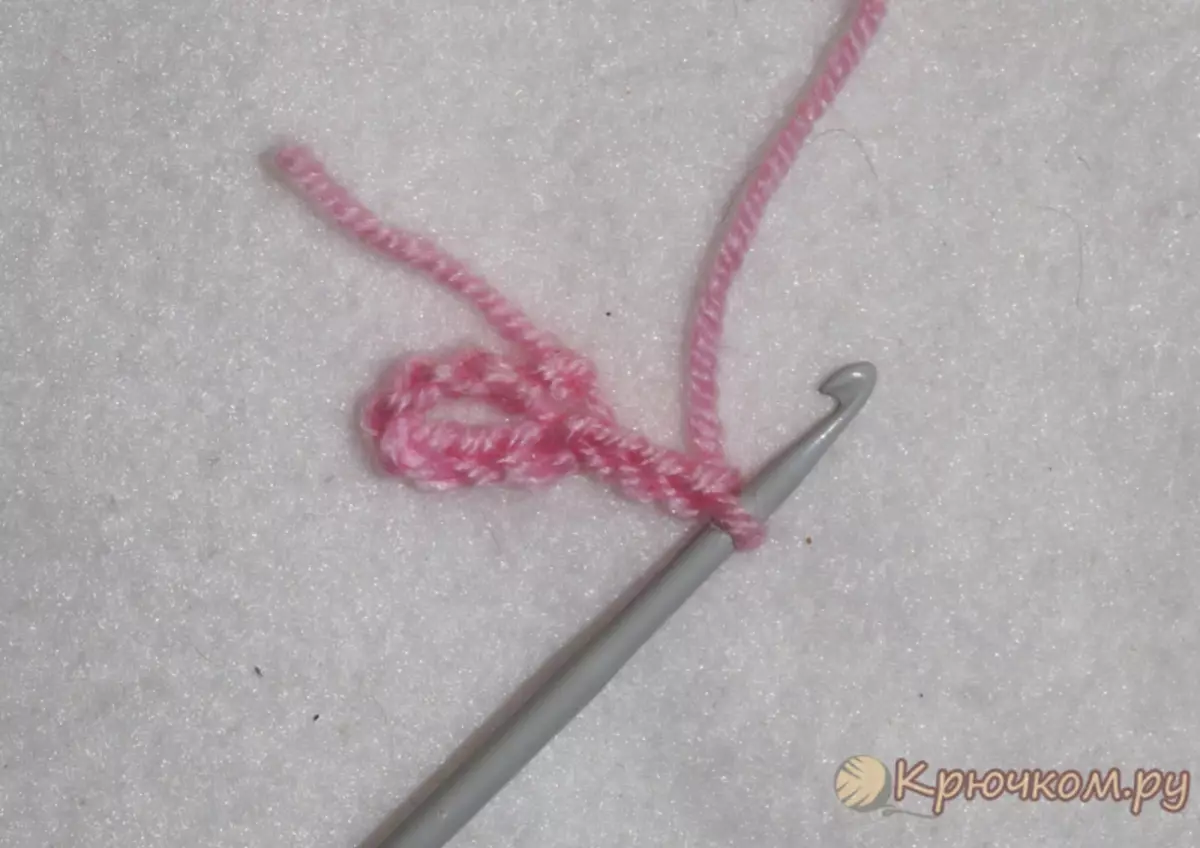 Kolonn mat Crochet an der Air Loop: Schemaen mat Fotoen a Video