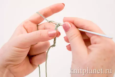 სვეტი Crochet ერთად საჰაერო loop: სქემები ფოტოები და ვიდეო