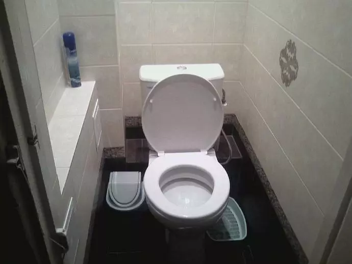 Xruşşevdə tualetin təmiri və dizaynı (55 şəkil)