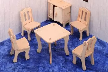 如何製作娃娃家具的家具？