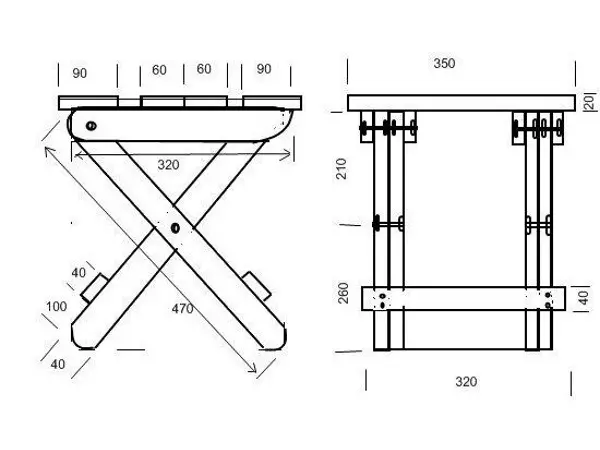 Ako urobiť skladaciu stoličku sami?