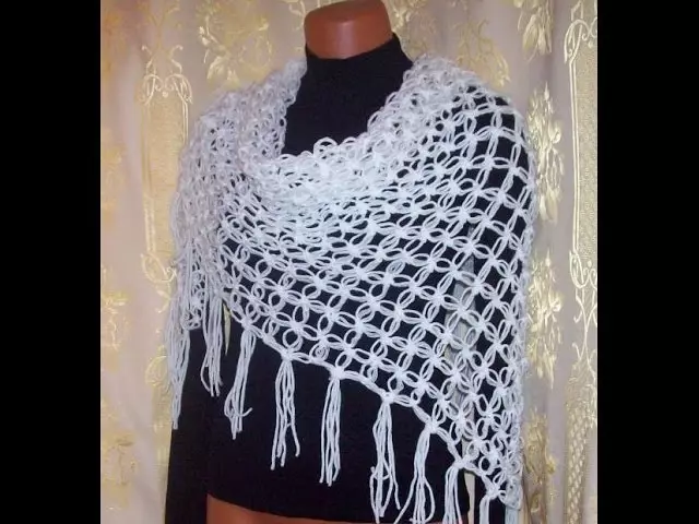 USolomon Crochet Knot: Izikimu shawl ngevidiyo kunye neefoto