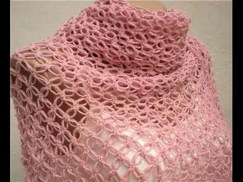 सुलेमान crochet गाँठ: भिडियो र फोटोहरूको साथ योजना शाल