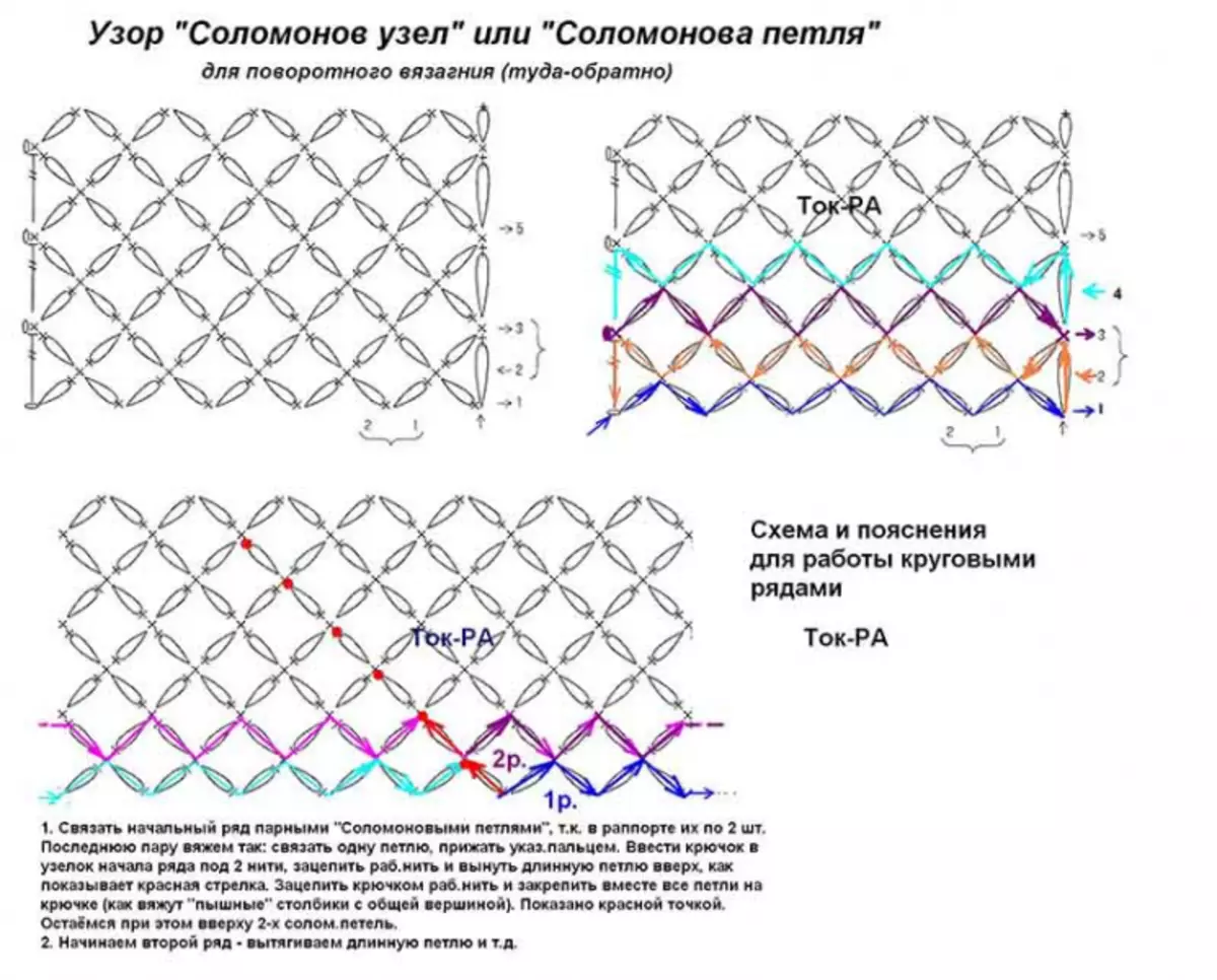 Шотонҳои Craket: Schems Shawl бо видео ва аксҳо