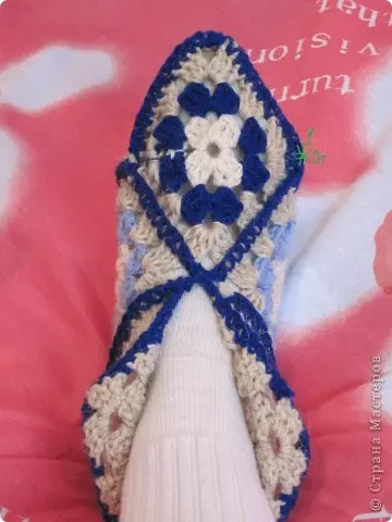 Crochet Slippers: মাস্টার ক্লাস বিবরণ সঙ্গে প্রকল্প