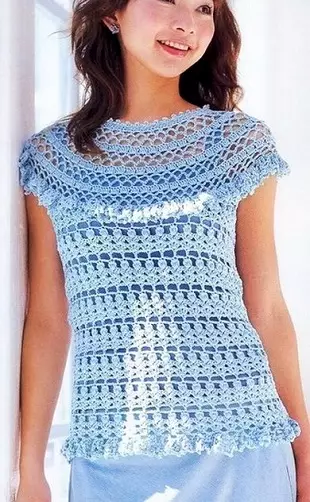 In crochet stricken foar begjinners fan melange yarn