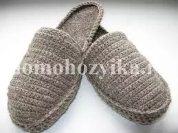 Zapatilak zure eskuekin Crochet: bideoarekin eskemak